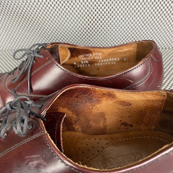 Stafford Comfort Plus Dress Shoes Mens Size 9 D/B Burgundy Leather Made In USA main image 2